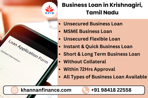 Business Loan In Krishnagiri